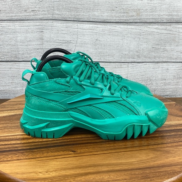 Reebok x Cardi B Club C V2 Emerald Green Sneakers Women’s Shoe Size 7.5 - Picture 4 of 12